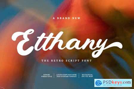 Etthany - Retro Script Font