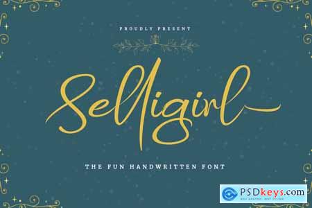 Selligirl - Fun Handwritten Font