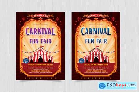 Carnival Circus Funfair Flyer
