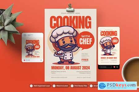 Cooking Chef - Flyer Set