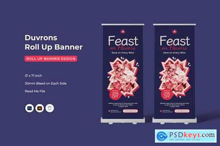 Duvrons - Roll Up Banner