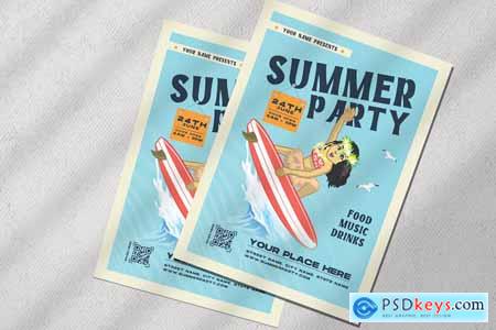 Summer Flyer Template PJ95B33