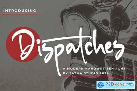 Dispatches - Brush Font