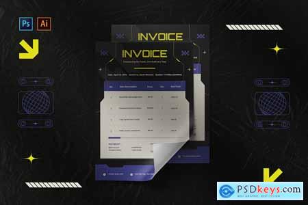 Cyber Transaction - Invoice Template