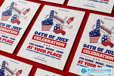 4th Of July Celebration Flyer UQL2PG5