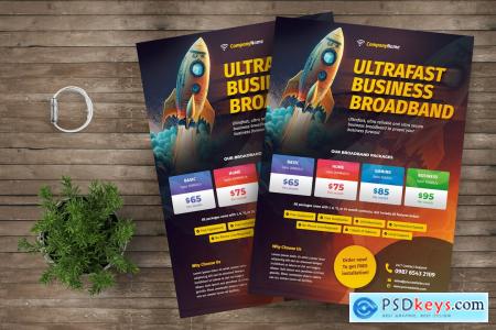 Internet Broadband Provider Flyer