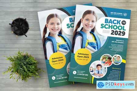 Back to School Education Flyer Template