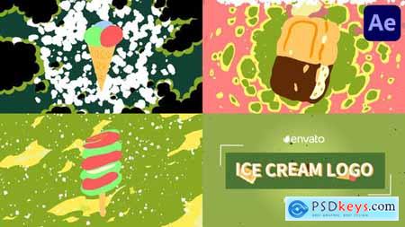 Ice Cream Morphing Logo Opener for After Effects 52996261