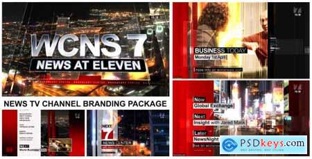 Broadcast Design News TV Channel Branding Package 7627892