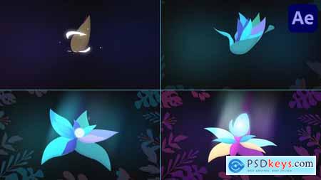 Magic Flower Logo for After Effects 52976715