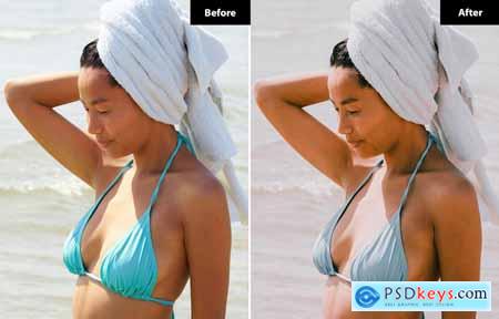 6 Beach Breeze Lightroom and Photoshop Presets
