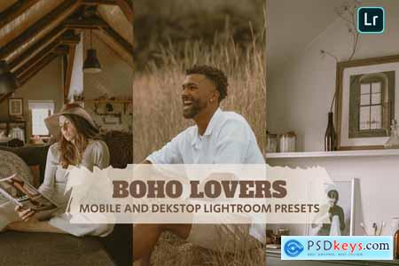 Boho Lovers Lightroom Presets Dekstop and Mobile