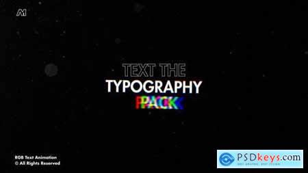 RGB Text Animation After Effects 53037331