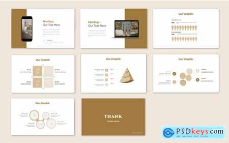 Brithis Fashion Model PowerPoint Template