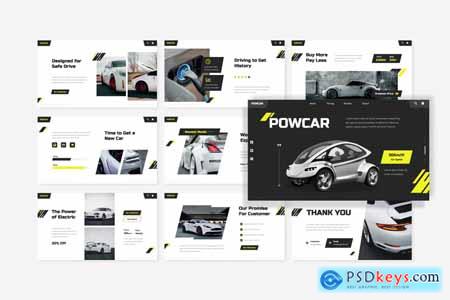 Powcar - Electric Car Powerpoint