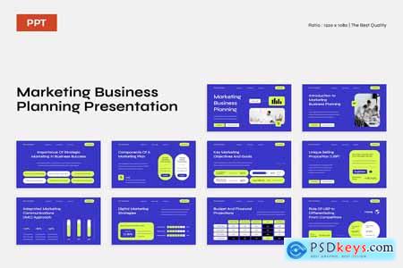 Blue Lime Marketing Business Plan Presentation