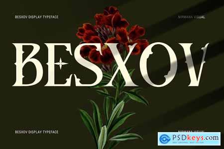 Besxov - Modern Branding Logo Font