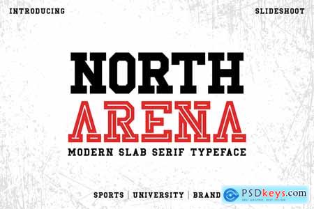 North Arena Slab Serif Font