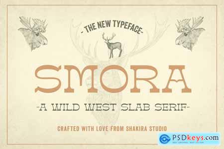 Smora - Western Font