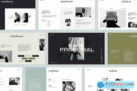 MOXY Brand Proposal PowerPoint Template