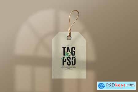 Clothing Label Tag Mockup