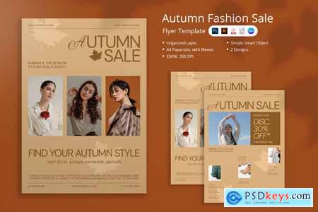 Acorna - Autumn Fashion Sale Flyer & Canva