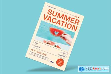 Summer Vacation Flyer