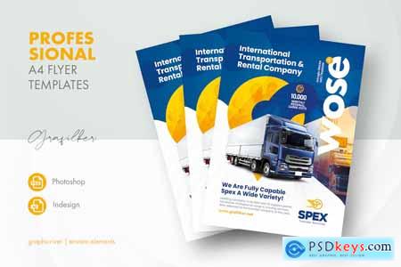 Logistics Flyer Templates