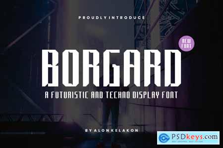 Borgard Futuristic and Technology Font