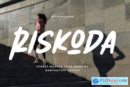 Riskoda Street Marker Font