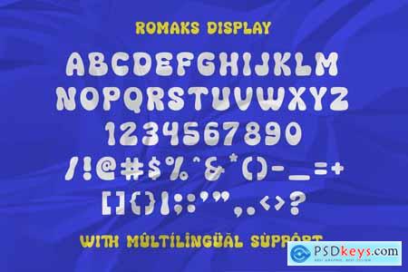 Romaks - Display Font