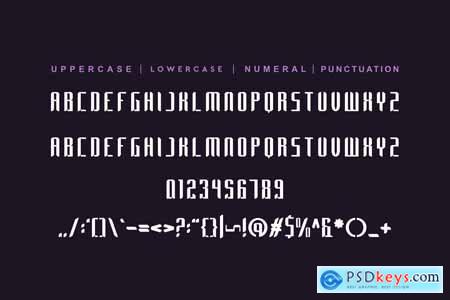 Borgard Futuristic and Technology Font