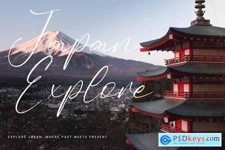 Historic Yukata Modern Handwritten Font