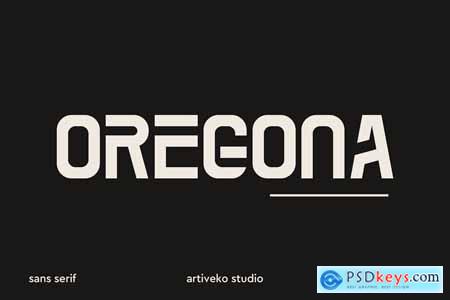 Oregona Condensed Sans Serif Font