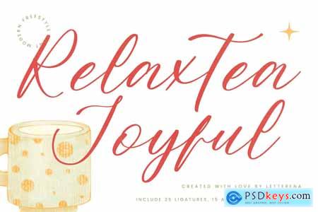 Relaxtea Joyful Modern Freestyle Font