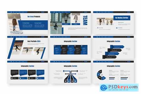 Ice Hockey - Hockey Powerpoint Templates