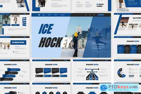 Ice Hockey - Hockey Powerpoint Templates