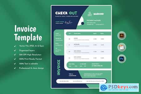 Creator Simple Services Invoice Template