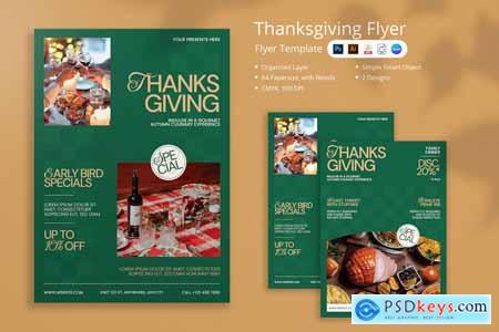 Ikane - Thanksgiving Flyer & Canva Template