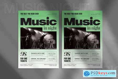Night Music Flyer UCB67SY