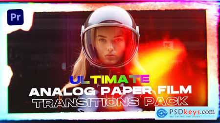 Ultimate Analog Paper Film Transitions Pack Premiere Pro 49823373