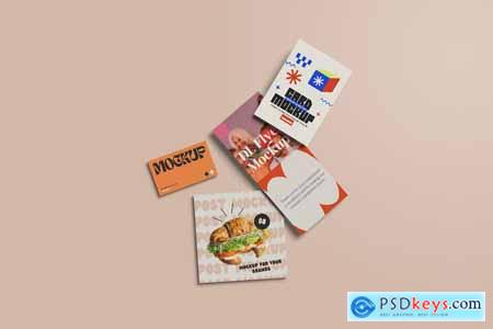 Pop Style Stationery Mockup