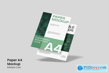 Paper A4 Mockup