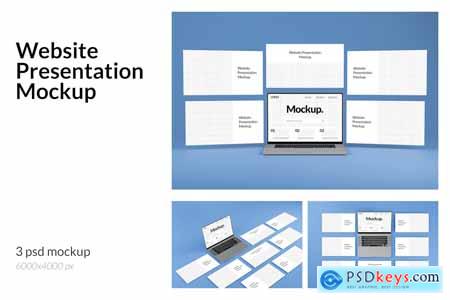 Website Presentation Mockup