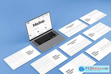 Website Presentation Mockup
