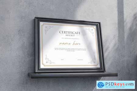 Certificate Mockup