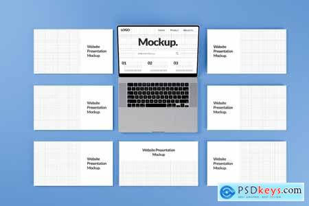 Website Presentation Mockup