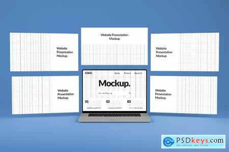 Website Presentation Mockup