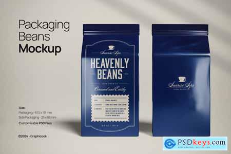 Packaging Beans Mockup
