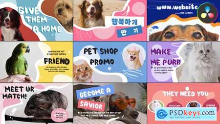 Pet Shop Promo for DaVinci Resolve 52787385